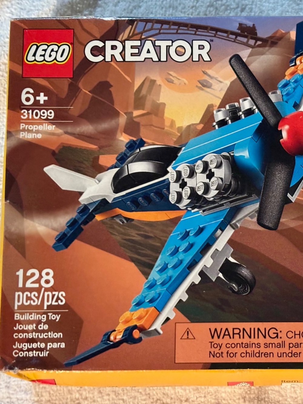 LEGO CREATOR 31099 "Propeller Plane" UNOPENED; box has shelf wear